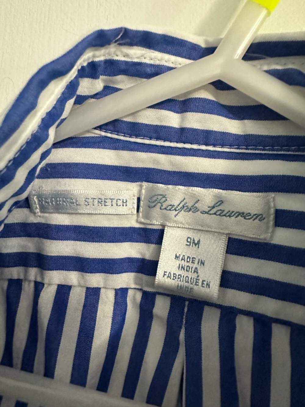 Ralph Lauren Blue & White Striped Button-Down Shirt - Kids - Picture 2 of 3